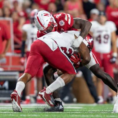 Caleb Tannor vs Josh Henderson 2022 Nebraska Indiana football